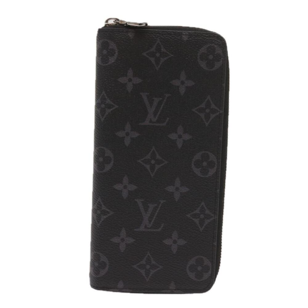 Louis Vuitton Monogram Eclipse Zippy Wallet Vertical Black